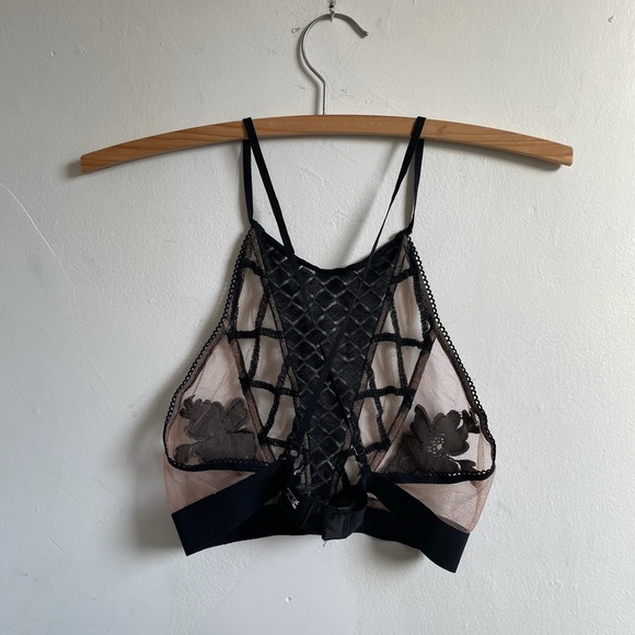 For Love & Lemons | Skivvies Delilah halter bra top - Picture 3 of 12